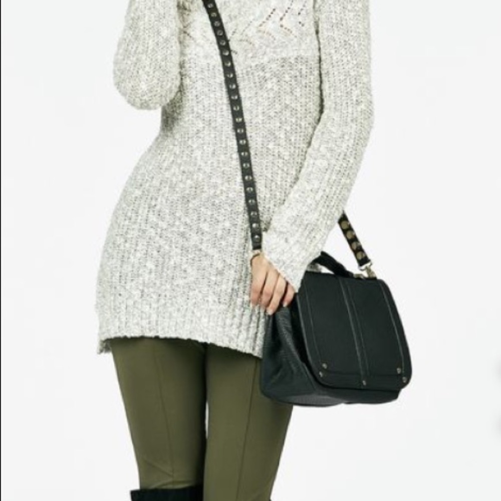 Black Bag w/ Studded Strap